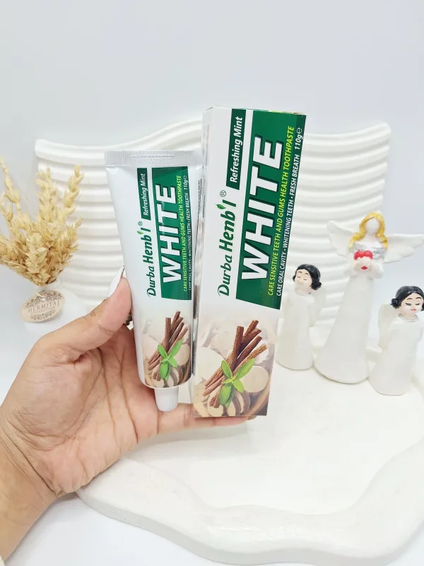 خمیر دندان سفید کننده با رایحه چوب و نعنا کد 6268